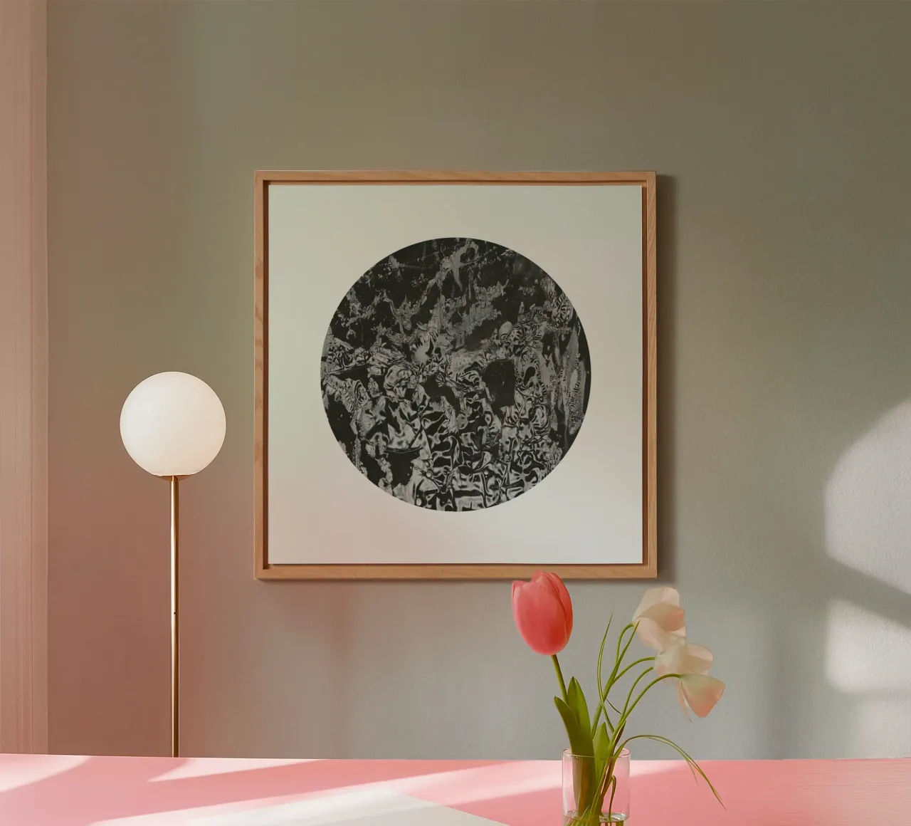 Abstraction alluminio dibond da Bryon S. White