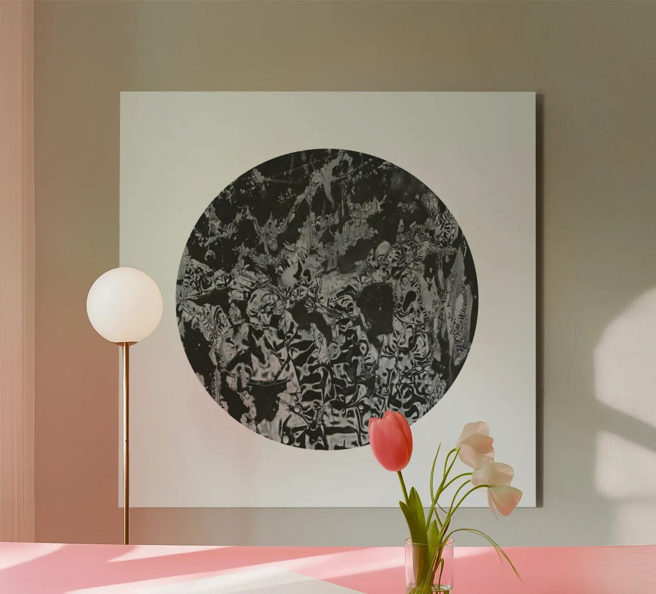 Abstraction alluminio dibond da Bryon S. White