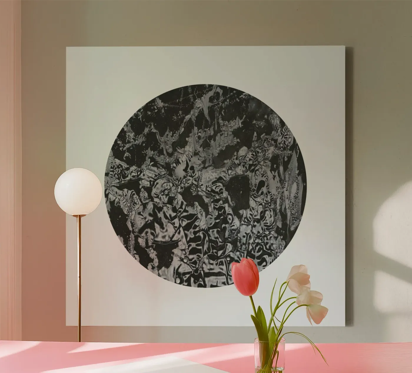 Abstraction canvas van Bryon S. White