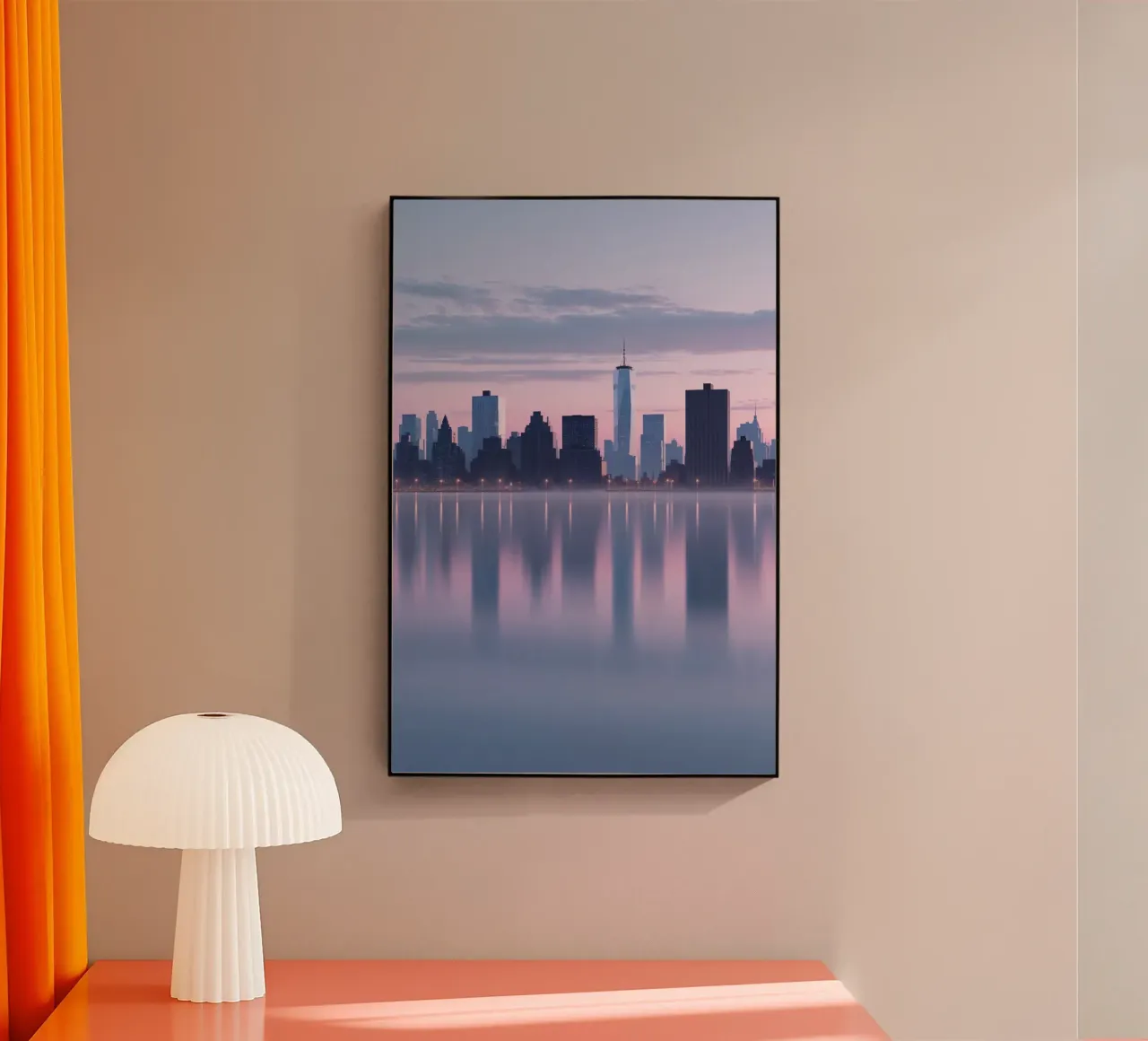 New York Skyline: A Reflection of Serenity plexiglass da AlbertKlee