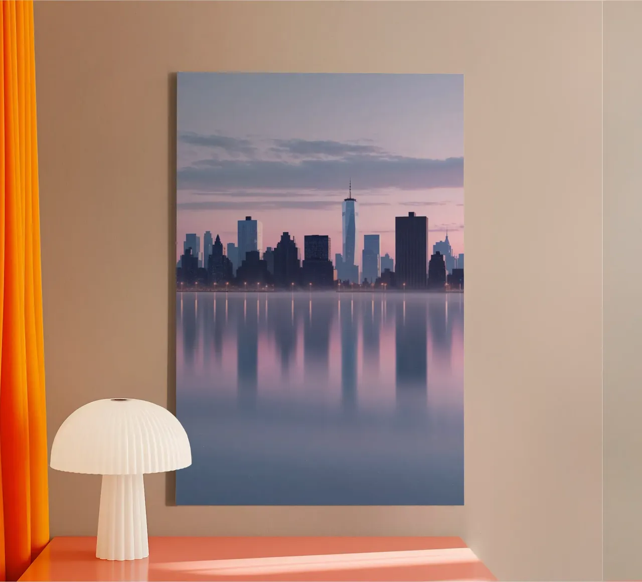 New York Skyline: A Reflection of Serenity tela da AlbertKlee
