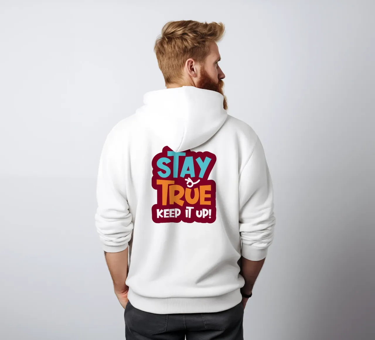 Rimanete fedeli, continuate così! felpa con cappuccio da ComfyCouture