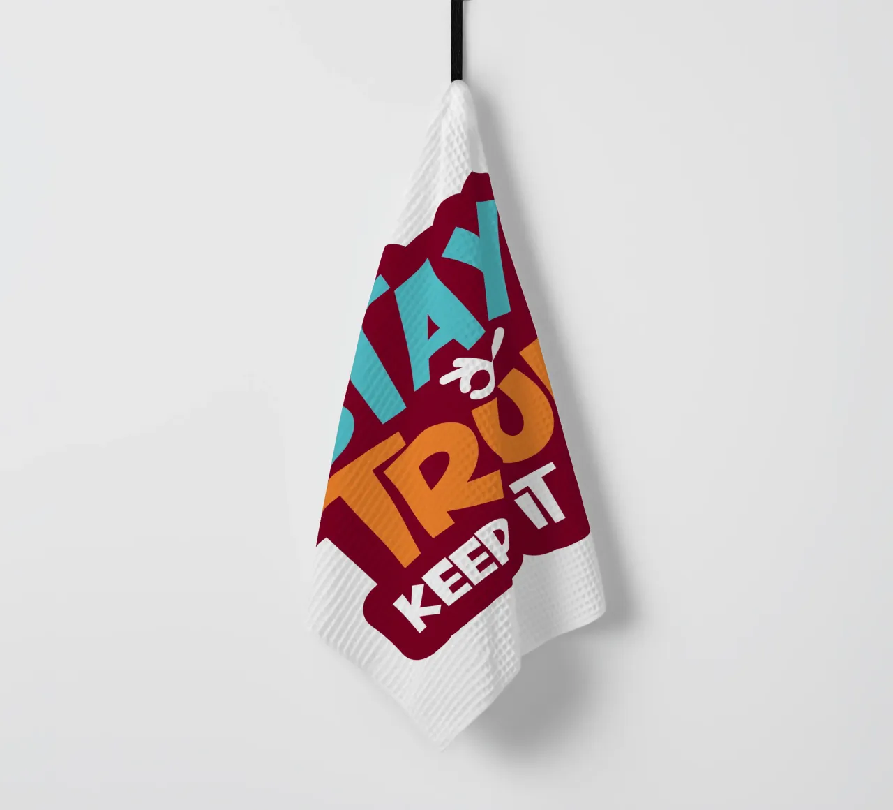 Restez fidèle, ne lâchez rien ! torchon de ComfyCouture