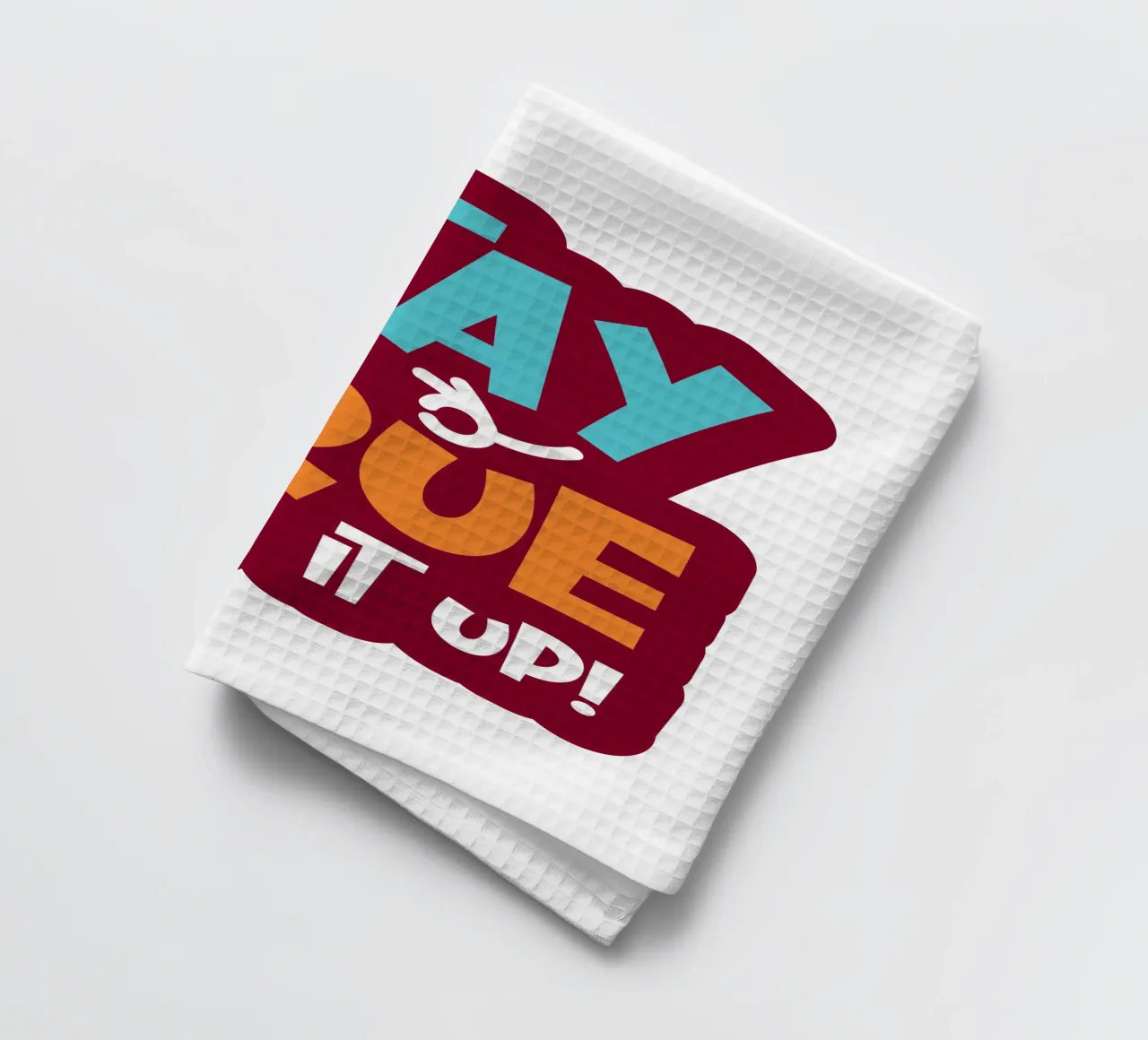 Restez fidèle, ne lâchez rien ! torchon de ComfyCouture