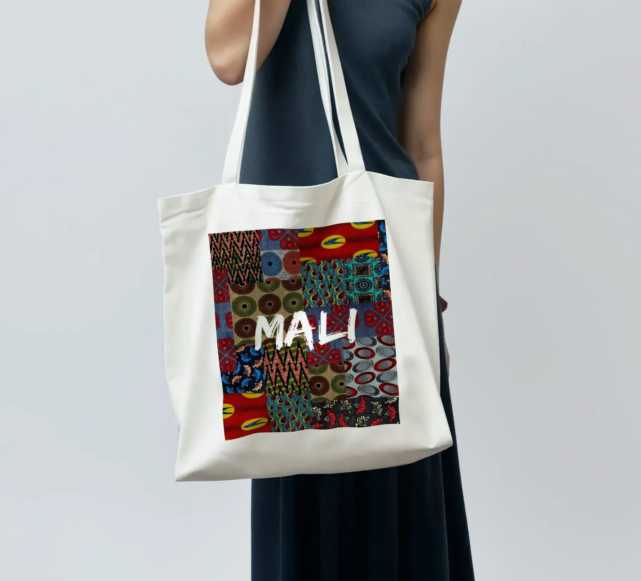 Mali jute draagtas van Mathudace Créas