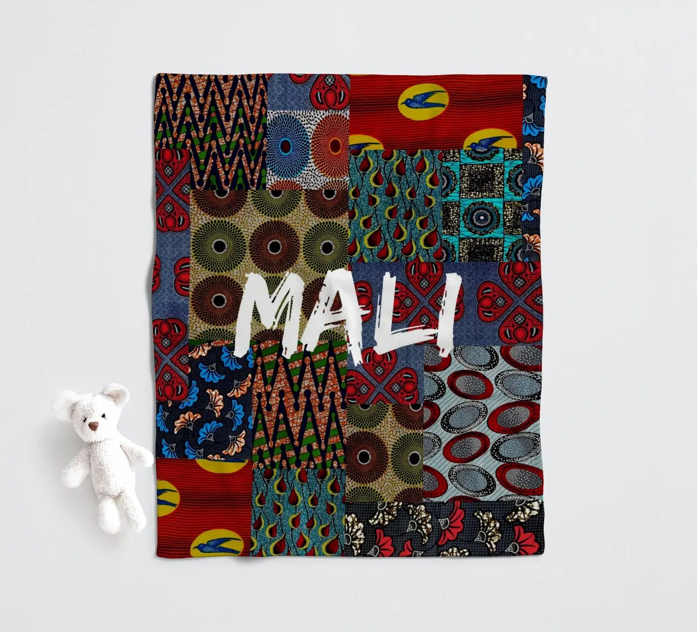 Mali Fleecedecke von Mathudace Créas