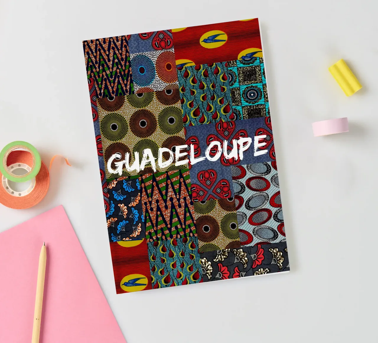 Guadeloupe notebook by Mathudace Créas