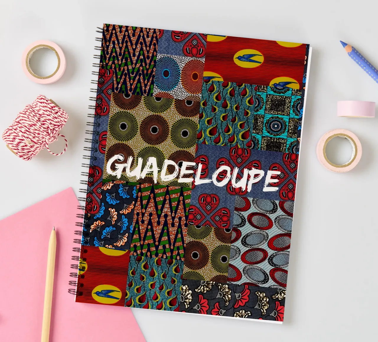 Guadeloupe spiral notebook by Mathudace Créas