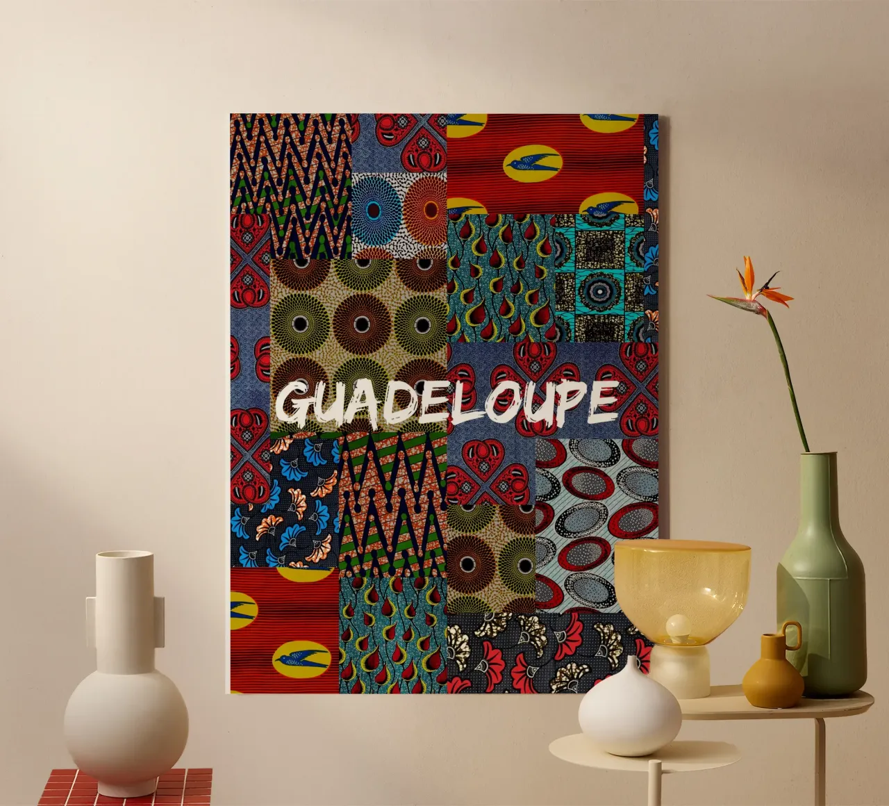 Guadeloupe canvas by Mathudace Créas