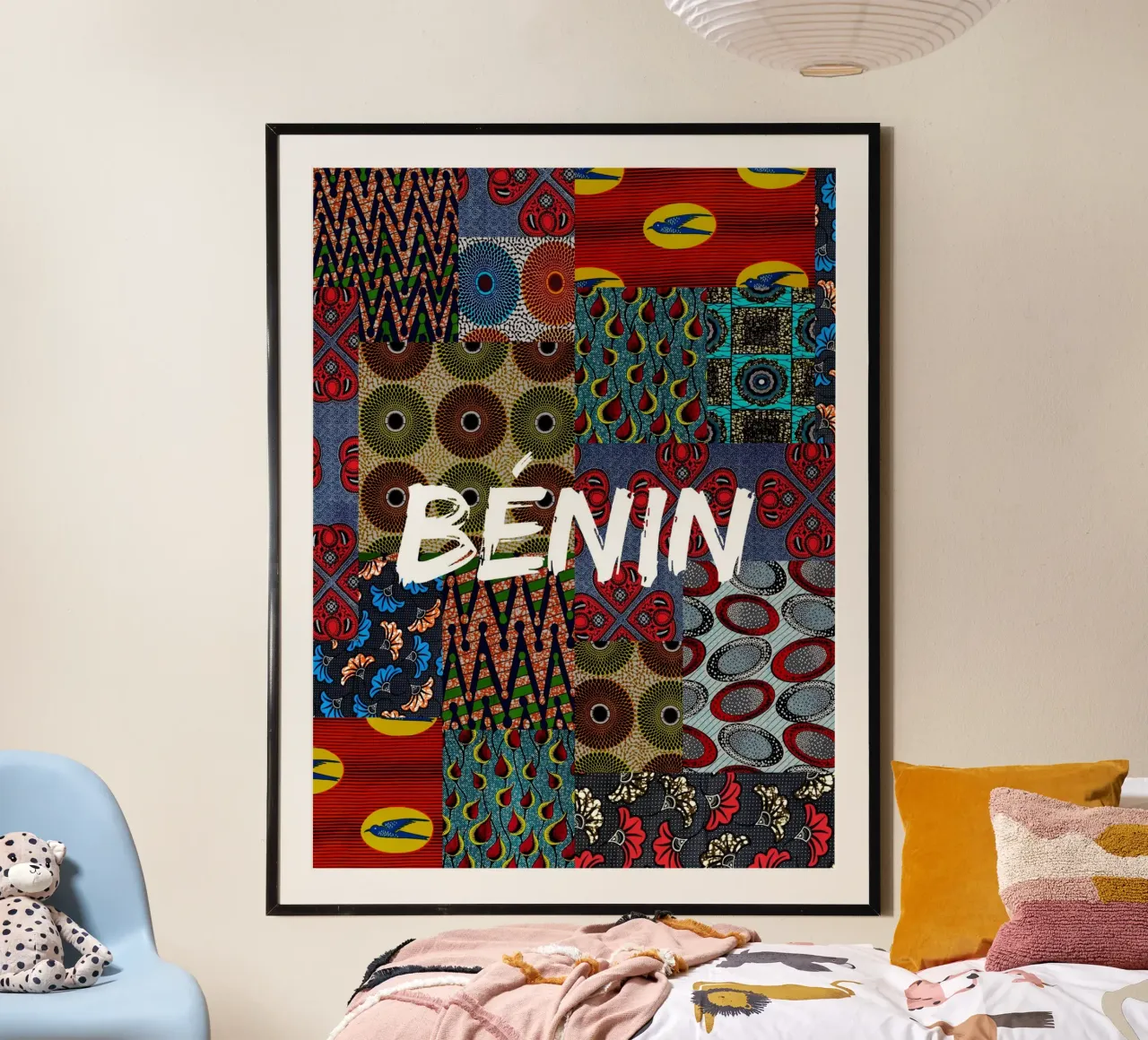 Bénin poster da Mathudace Créas