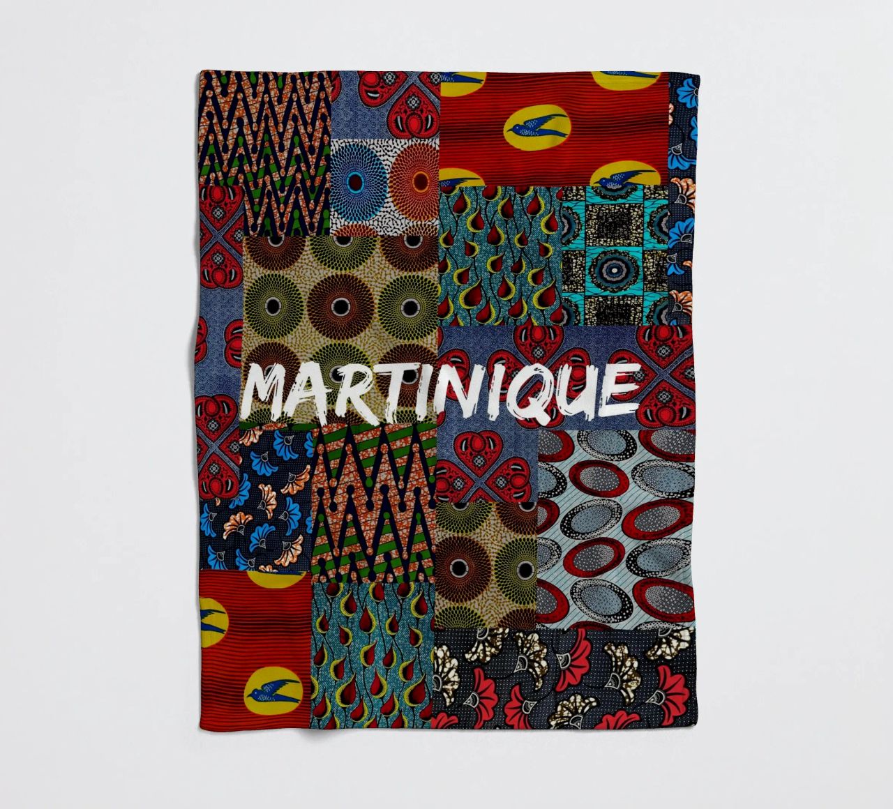 Martinique coperta in pile da Mathudace Créas