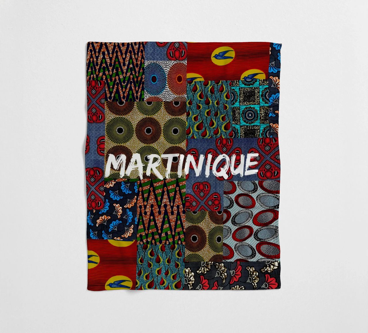 Martinique coperta in pile da Mathudace Créas