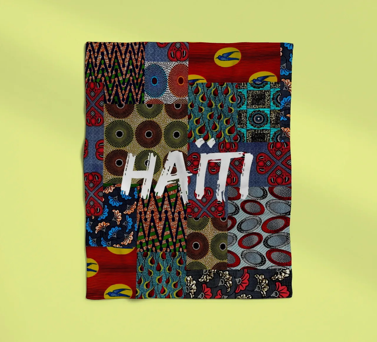 Haïti coperta in pile da Mathudace Créas