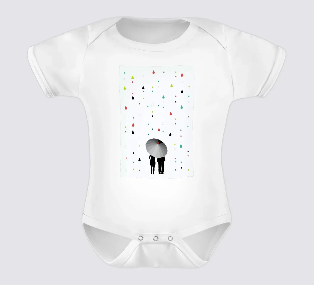 Rainy Days - Come Under My Umbrella - Col body neonato maniche corte da Sabrina Ziegenhorn