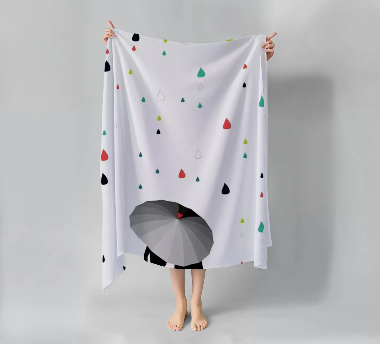 Rainy Days - Come Under My Umbrella - Col telo mare da Sabrina Ziegenhorn