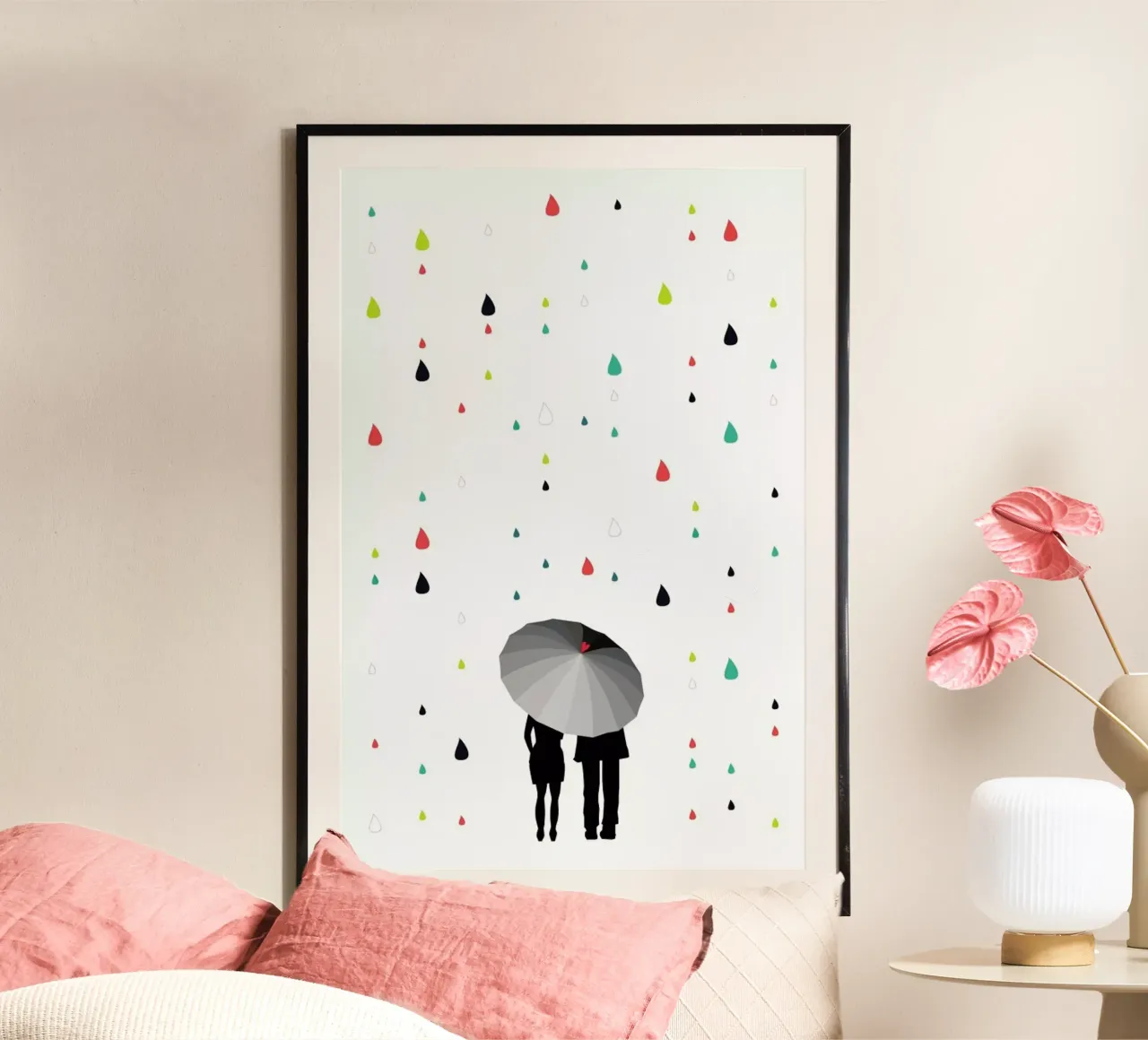 Rainy Days - Come Under My Umbrella - Col carta hahnemühle da Sabrina Ziegenhorn