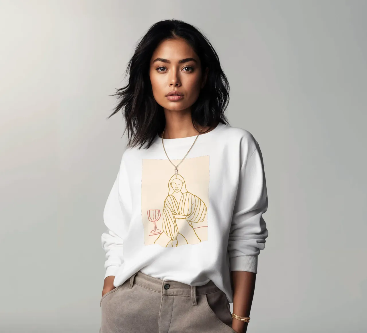 Vie Simple No 96 felpa da treechild