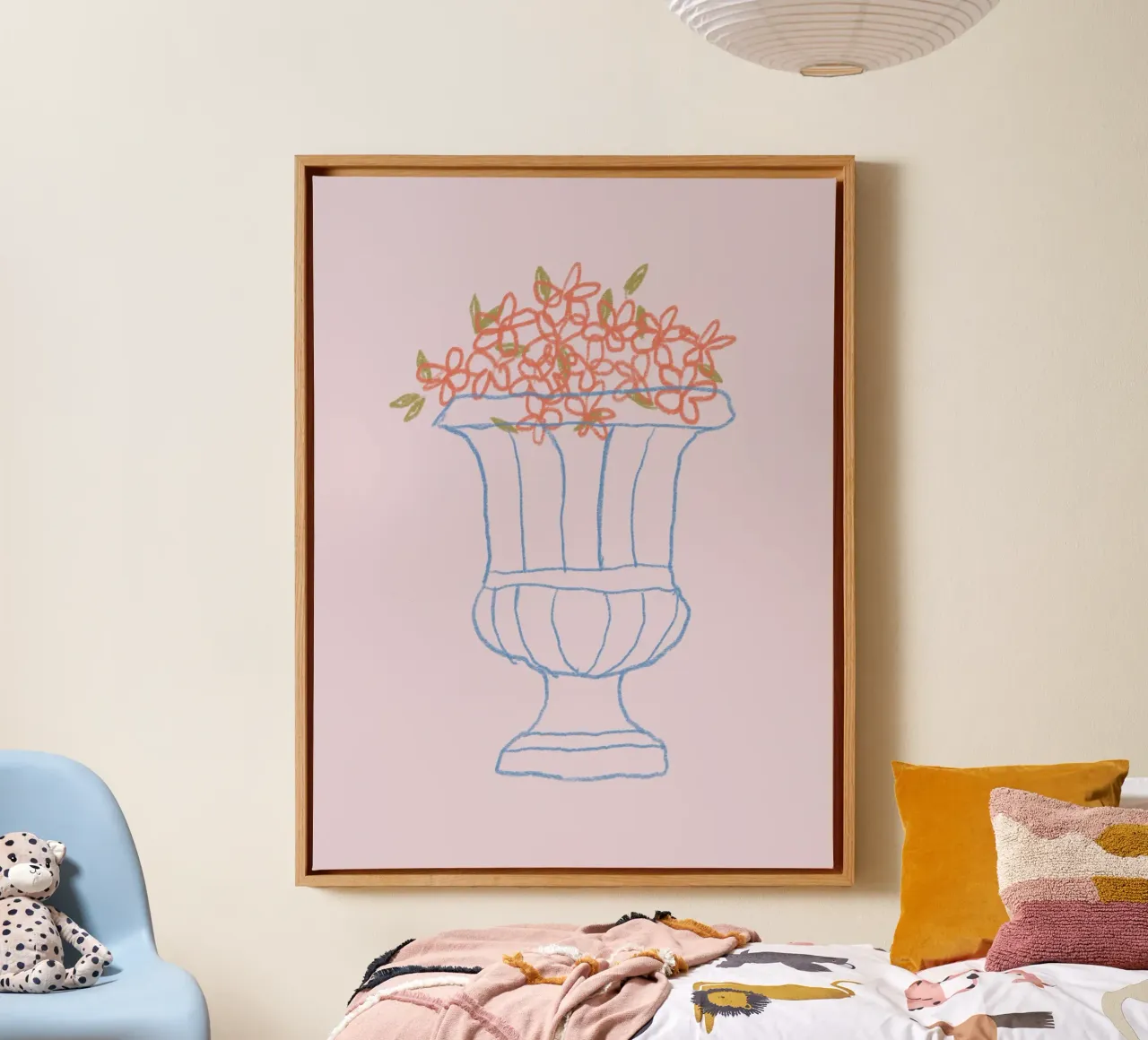 Vie Simple No 97 tela con Cornice a cassetta da treechild