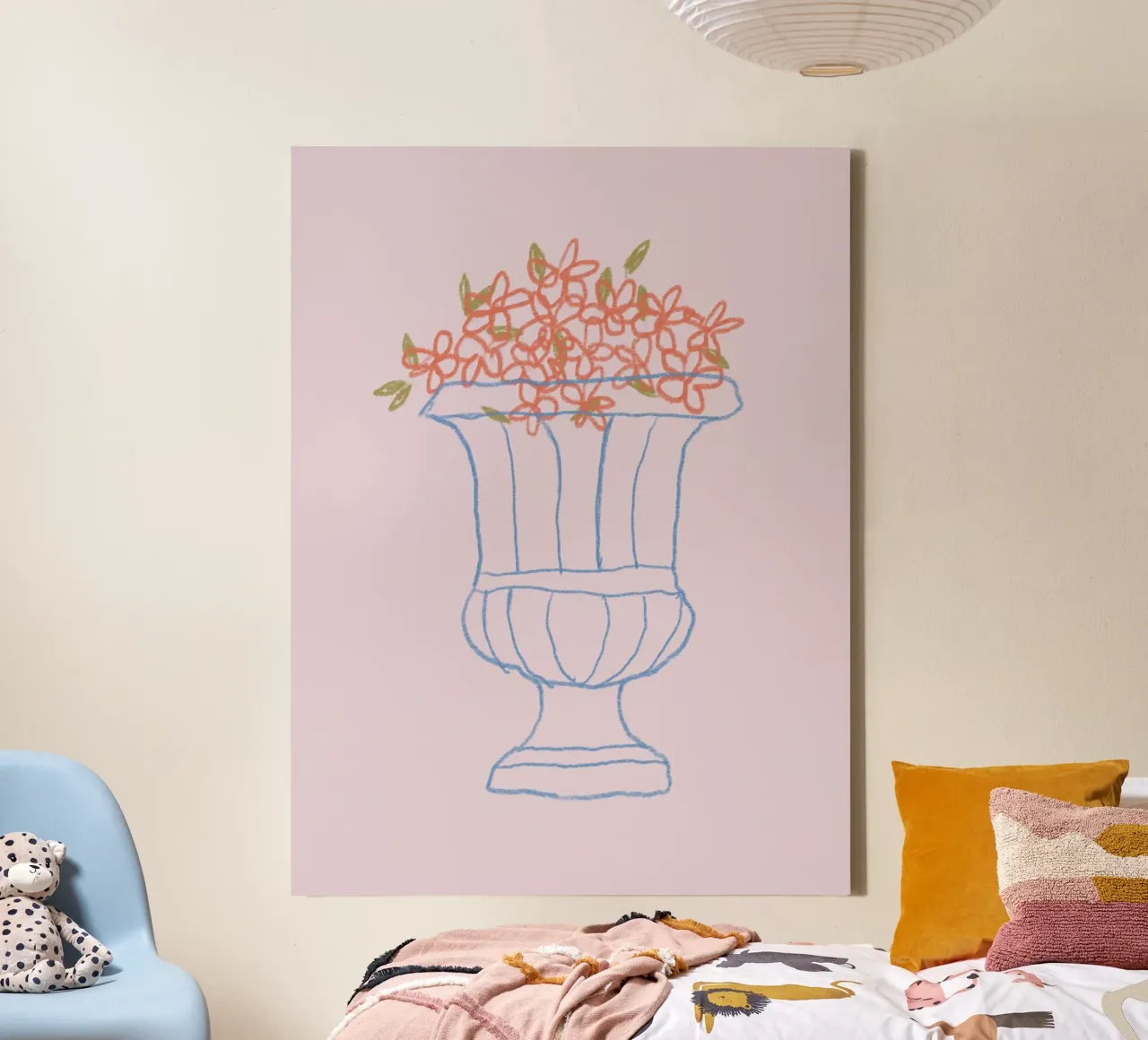 Vie Simple No 97 tela con Cornice a cassetta da treechild