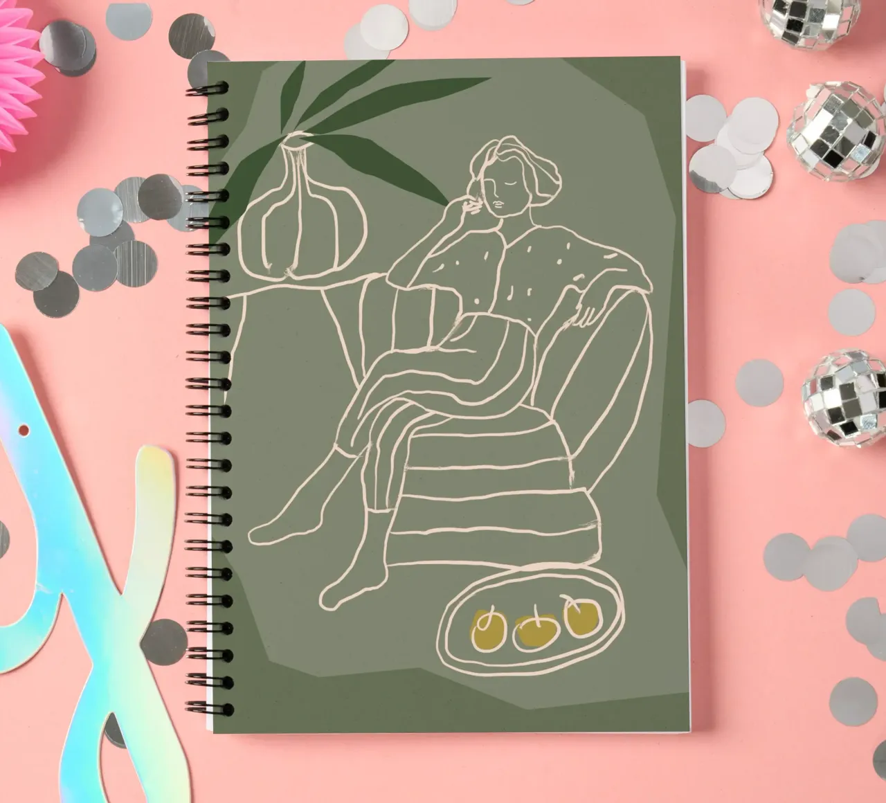 Vie Simple No 98 spiral notebook by treechild