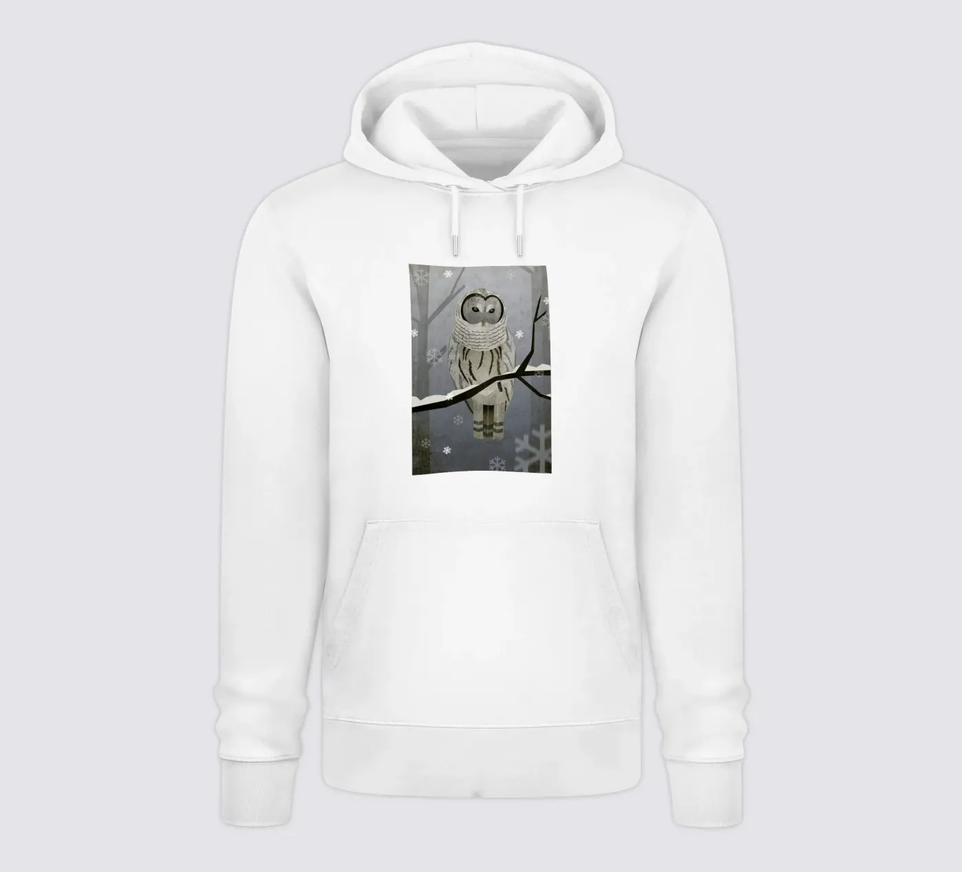 Schnee-Eule hoodie van Sabrina Ziegenhorn