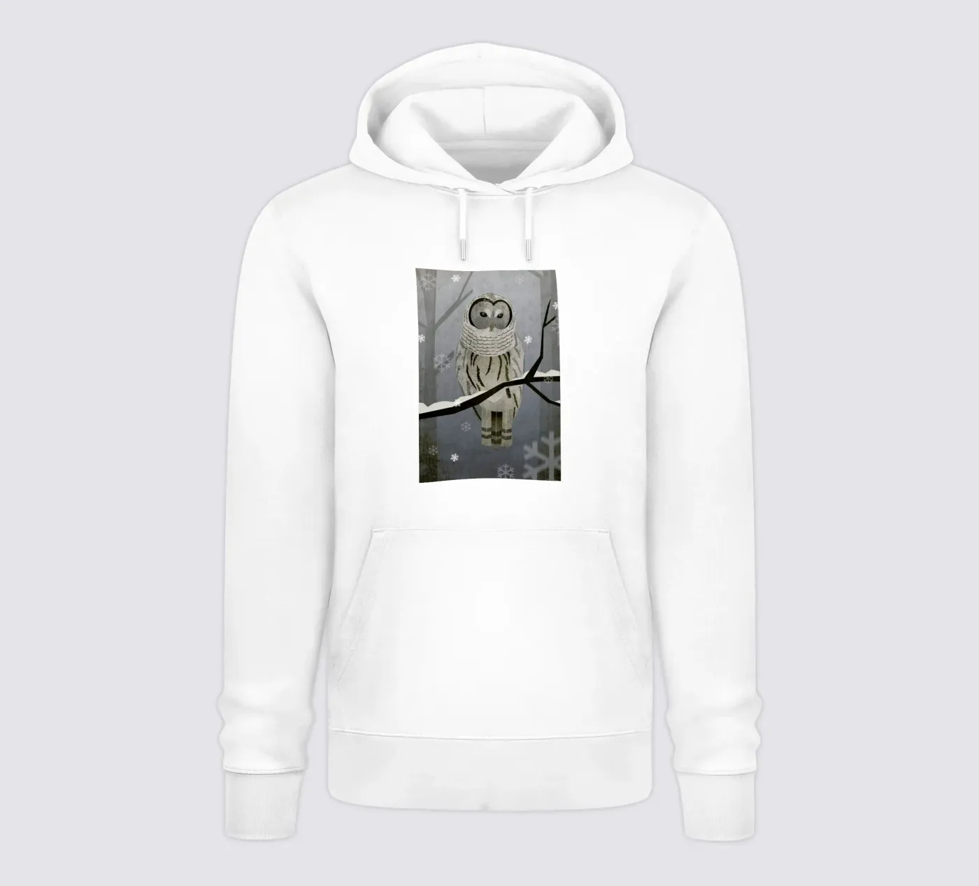 Schnee-Eule hoodie by Sabrina Ziegenhorn