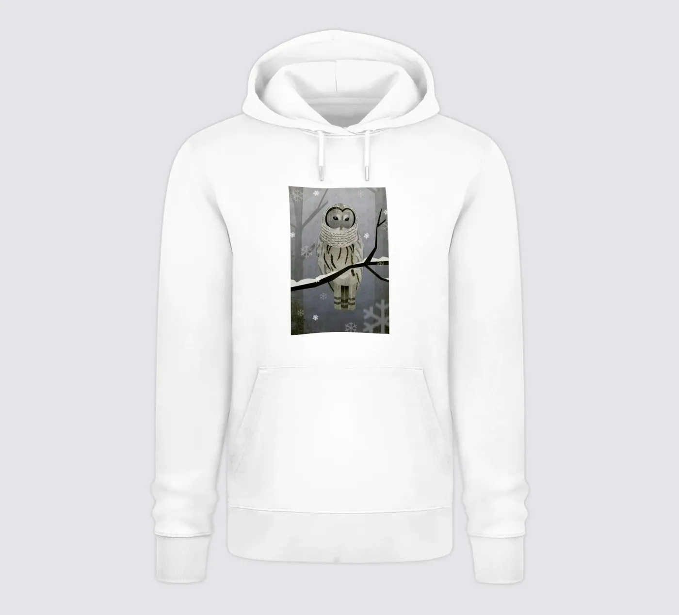 Schnee-Eule hoodie van Sabrina Ziegenhorn