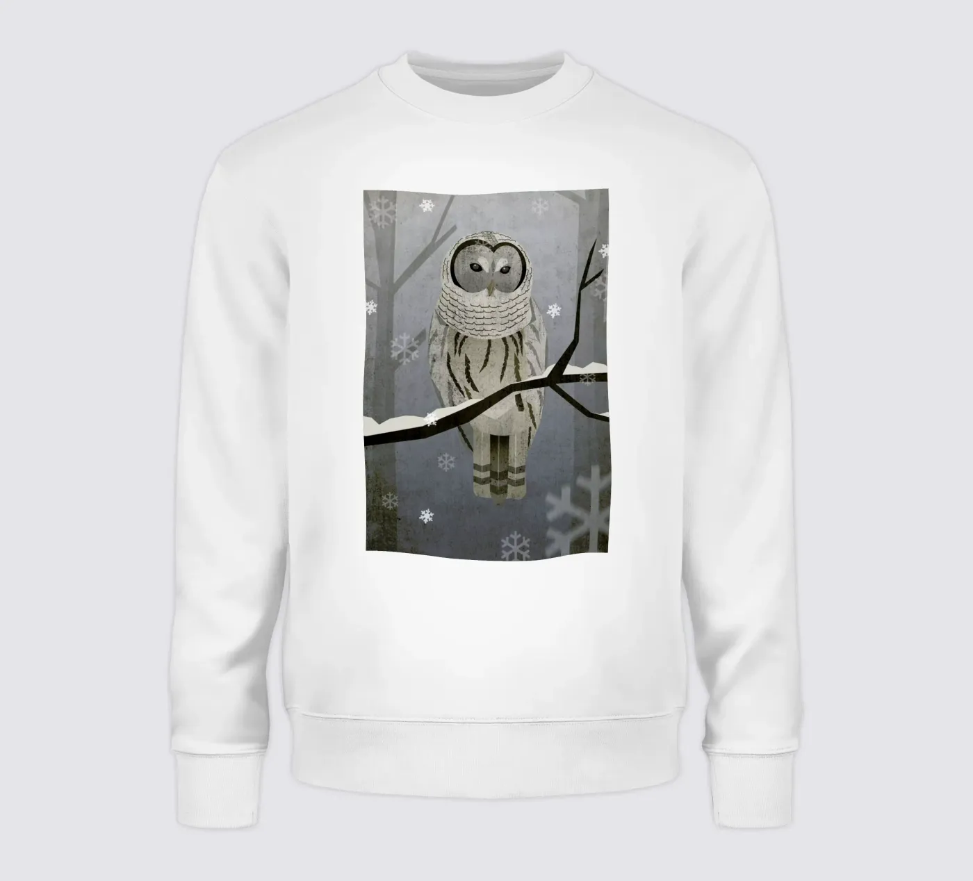 Schnee-Eule sweat de Sabrina Ziegenhorn