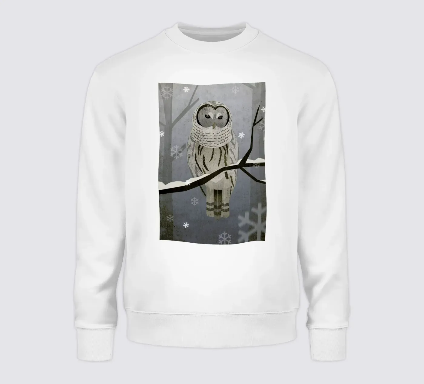 Schnee-Eule sweat de Sabrina Ziegenhorn
