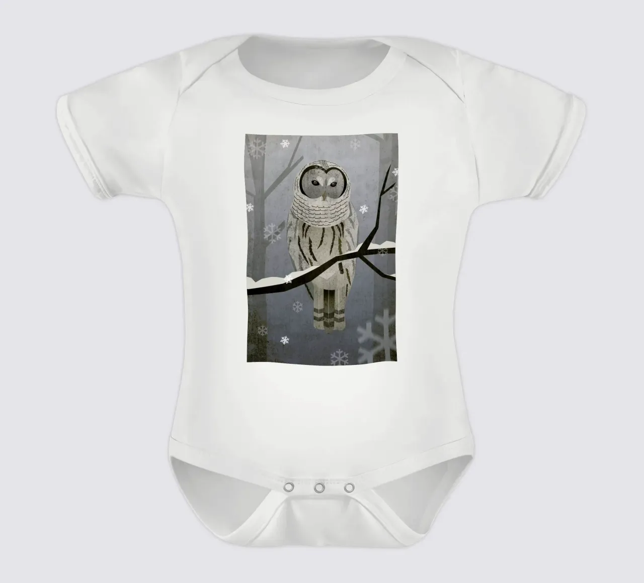 Schnee-Eule body bébé de Sabrina Ziegenhorn