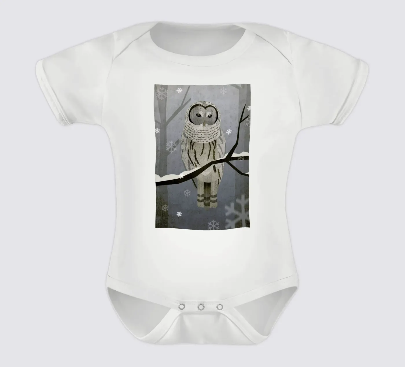 Schnee-Eule body bébé de Sabrina Ziegenhorn