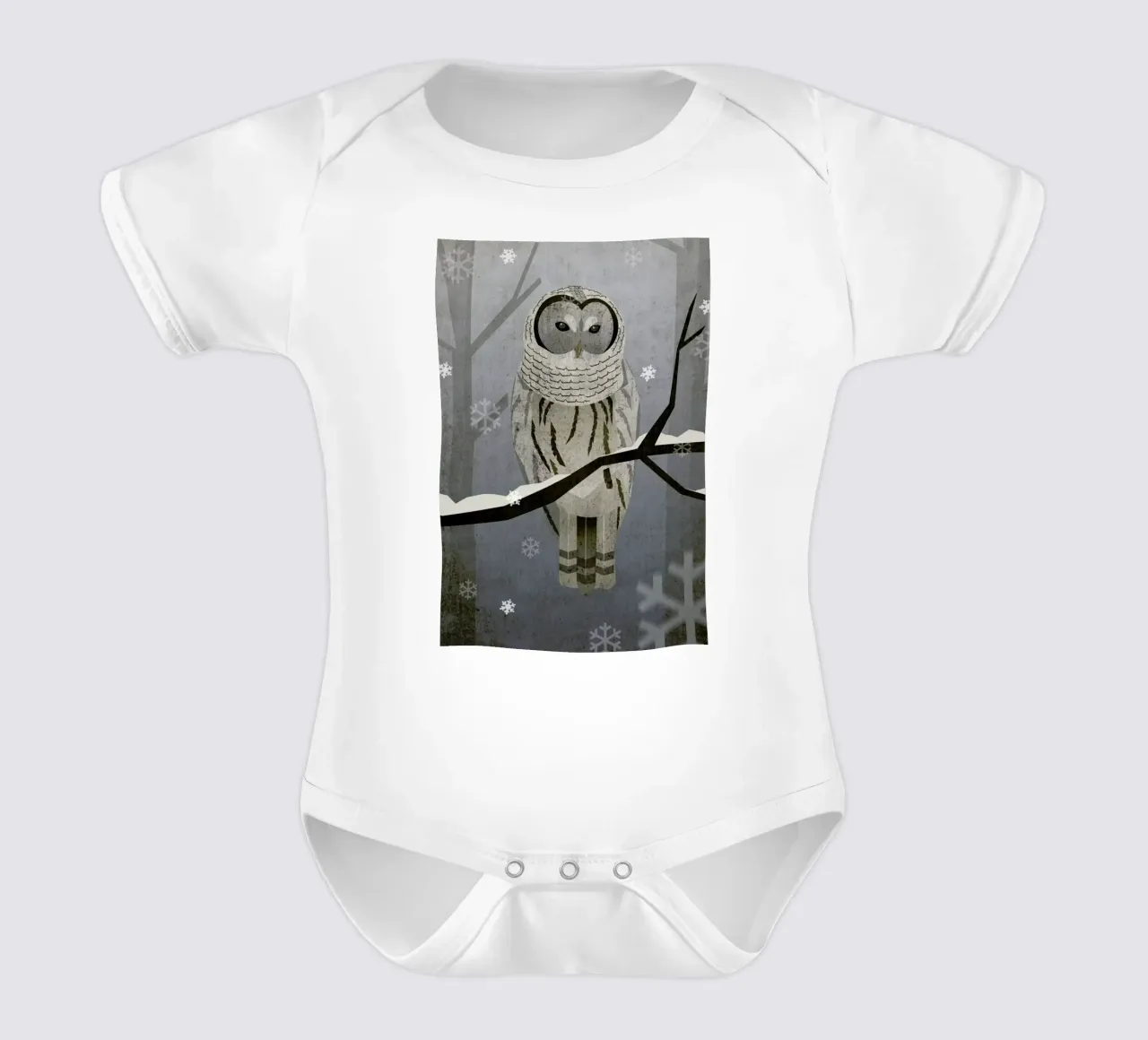 Schnee-Eule body bébé de Sabrina Ziegenhorn