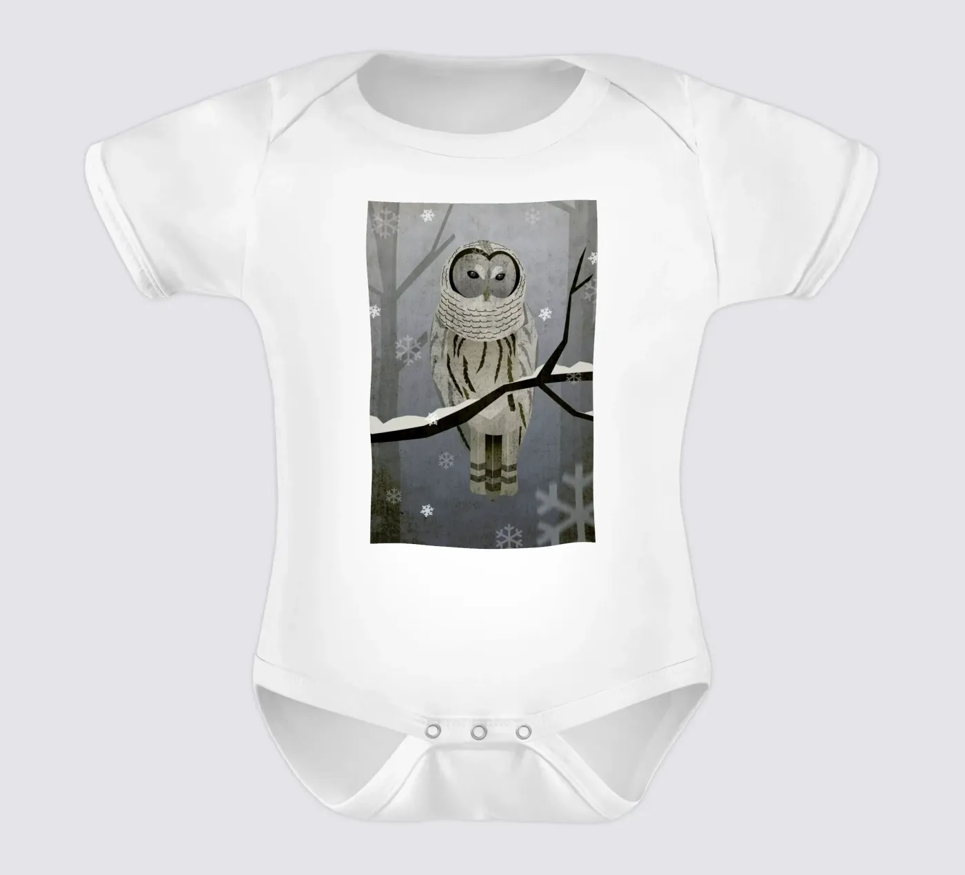 Schnee-Eule body bébé de Sabrina Ziegenhorn