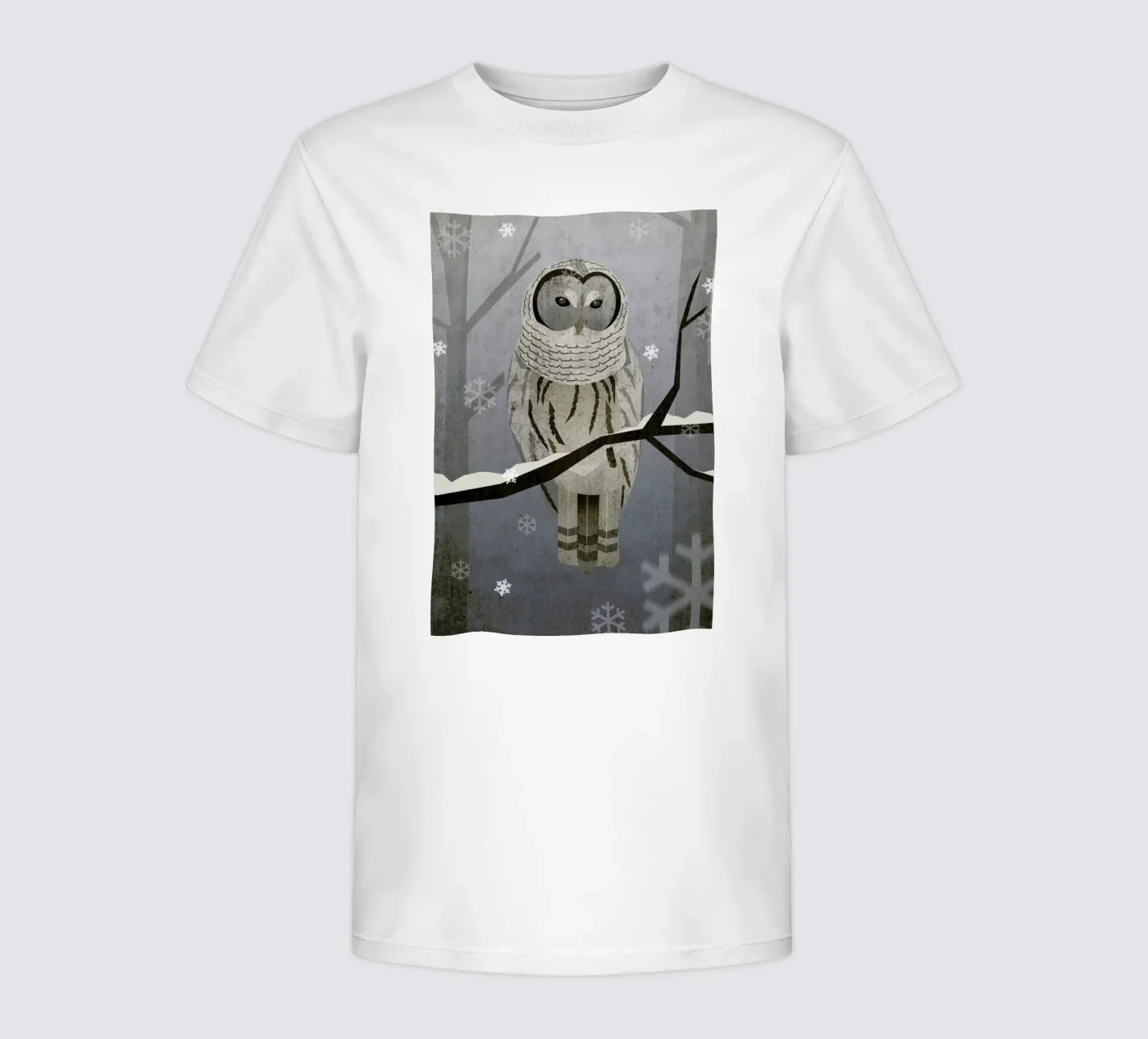 Schnee-Eule kinder t-shirt van Sabrina Ziegenhorn