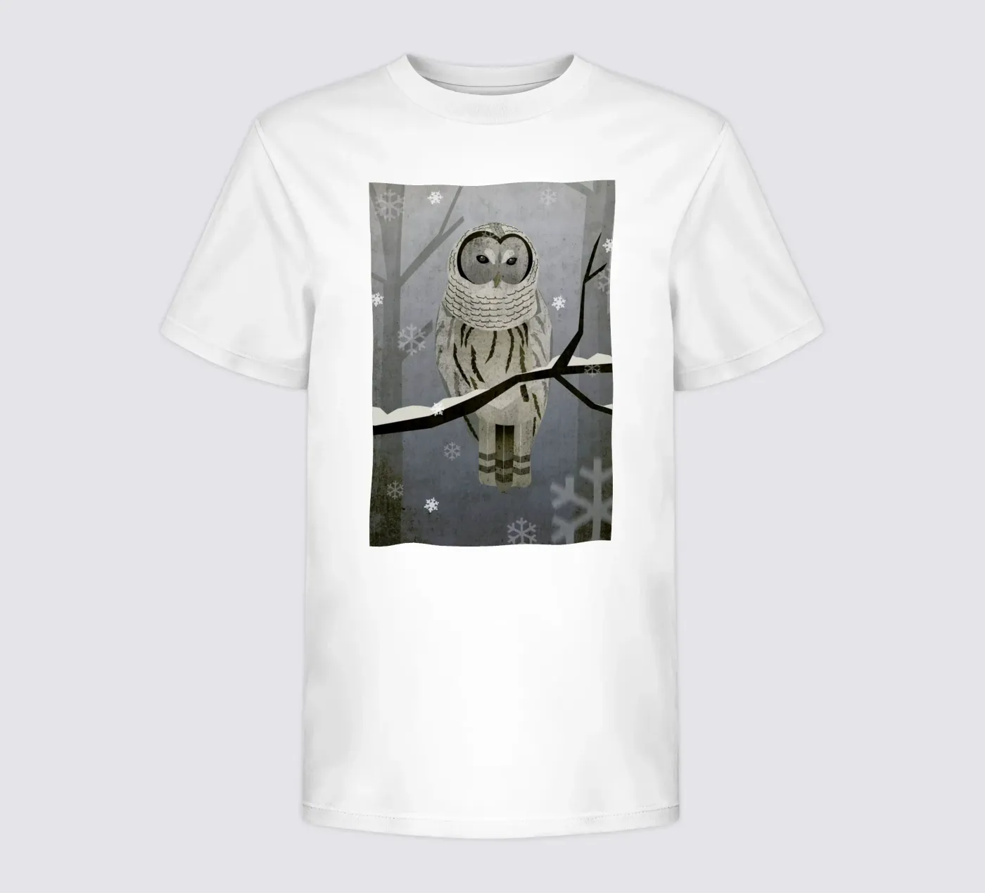 Schnee-Eule t-shirt bambini da Sabrina Ziegenhorn
