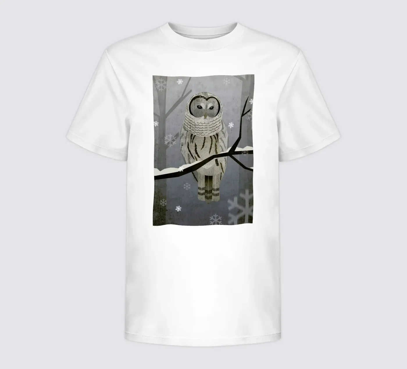 Schnee-Eule t-shirt bambini da Sabrina Ziegenhorn