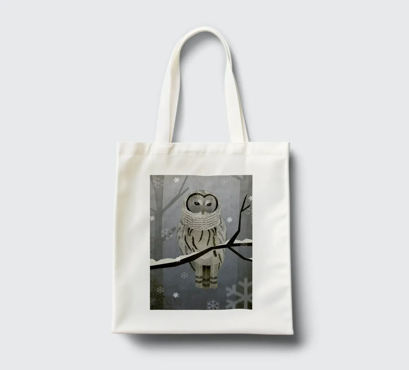 Schnee-Eule tote bag by Sabrina Ziegenhorn