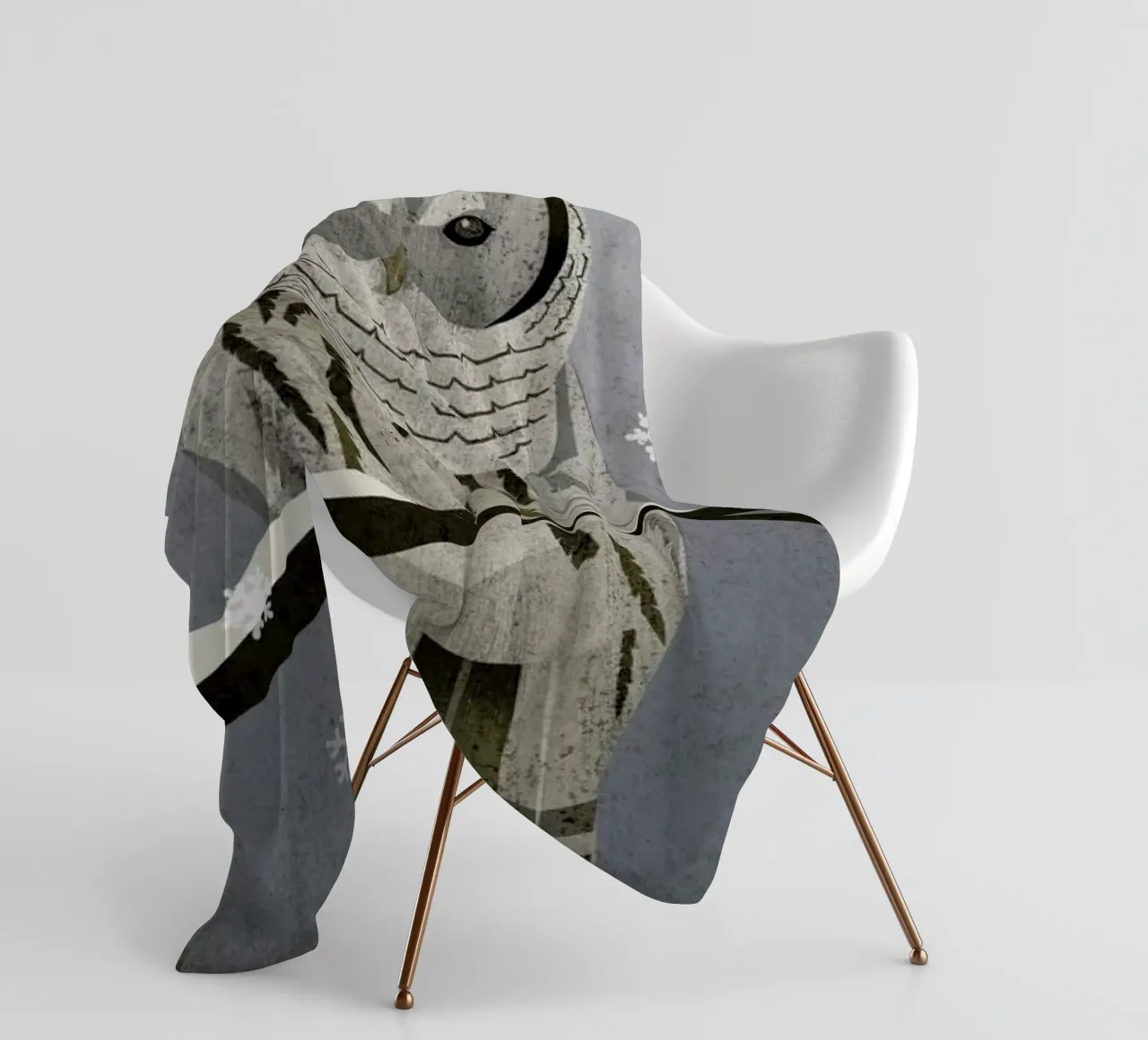 Schnee-Eule fleecedeken van Sabrina Ziegenhorn