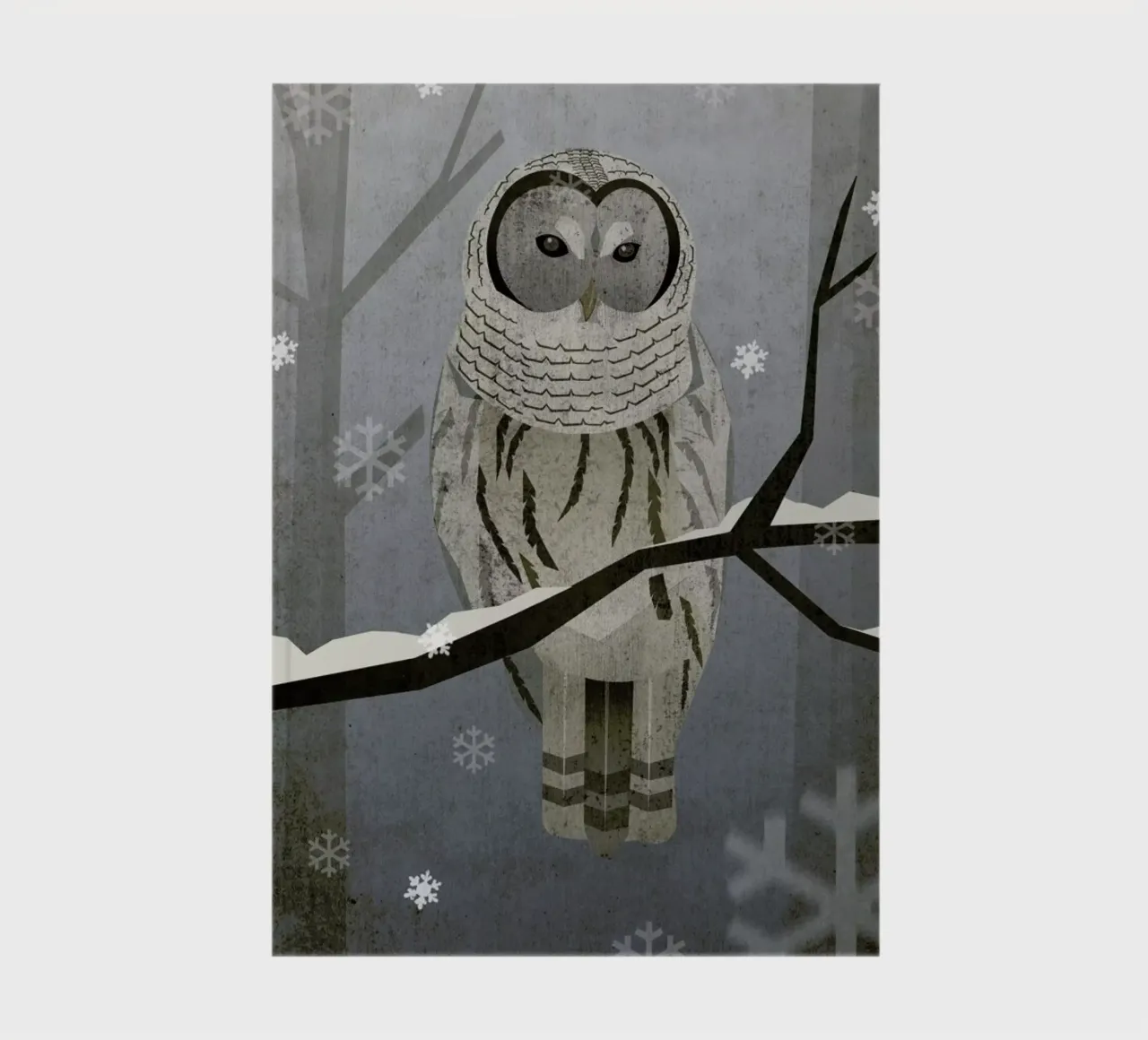 Schnee-Eule notebook by Sabrina Ziegenhorn