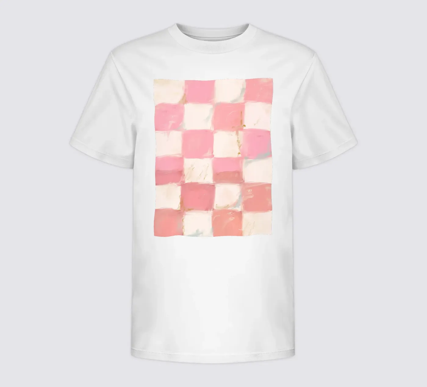 Pink Checks t-shirt bambini da treechild
