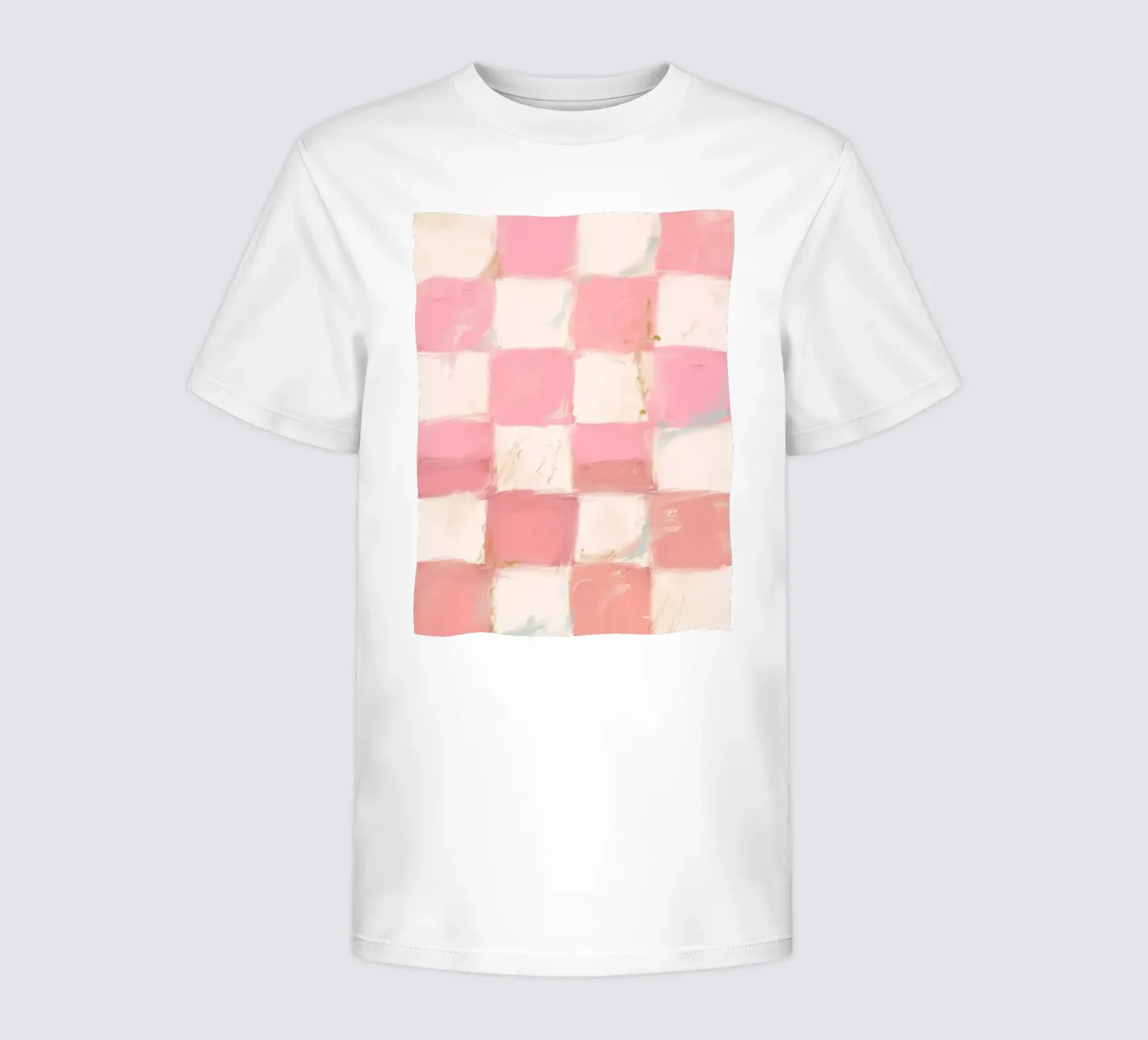Pink Checks t-shirt bambini da treechild