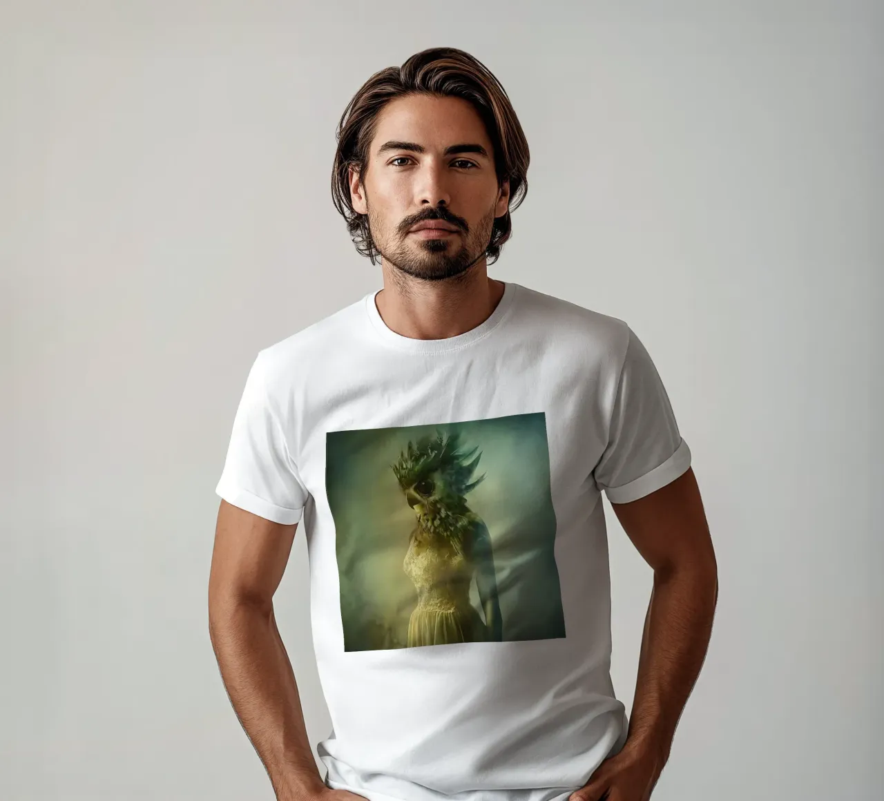 Ragazza testa di gufo t-shirt da Motivate-Today
