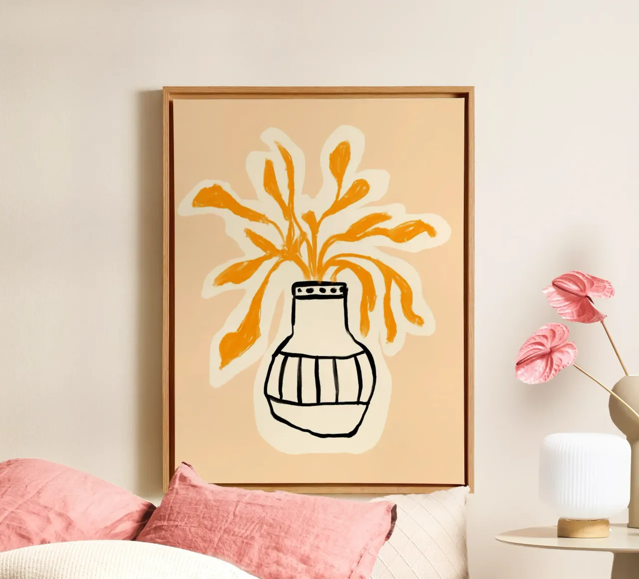 Vie Simple No 99 tela con Cornice a cassetta da treechild