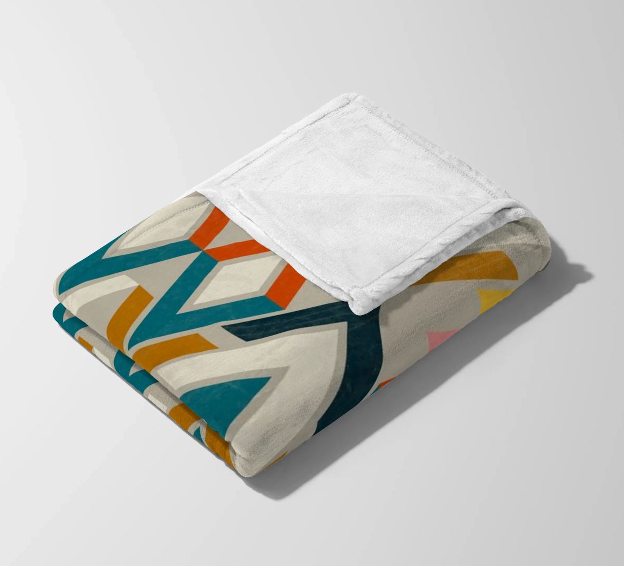 Mexica II fleece blanket by susanapaz