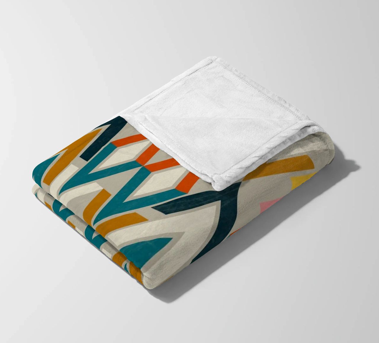 Mexica II fleece blanket by susanapaz