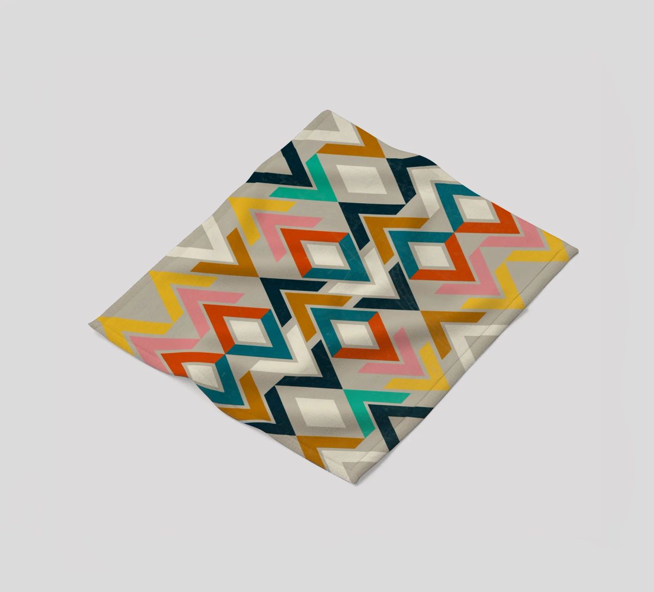 Mexica II fleece blanket by susanapaz