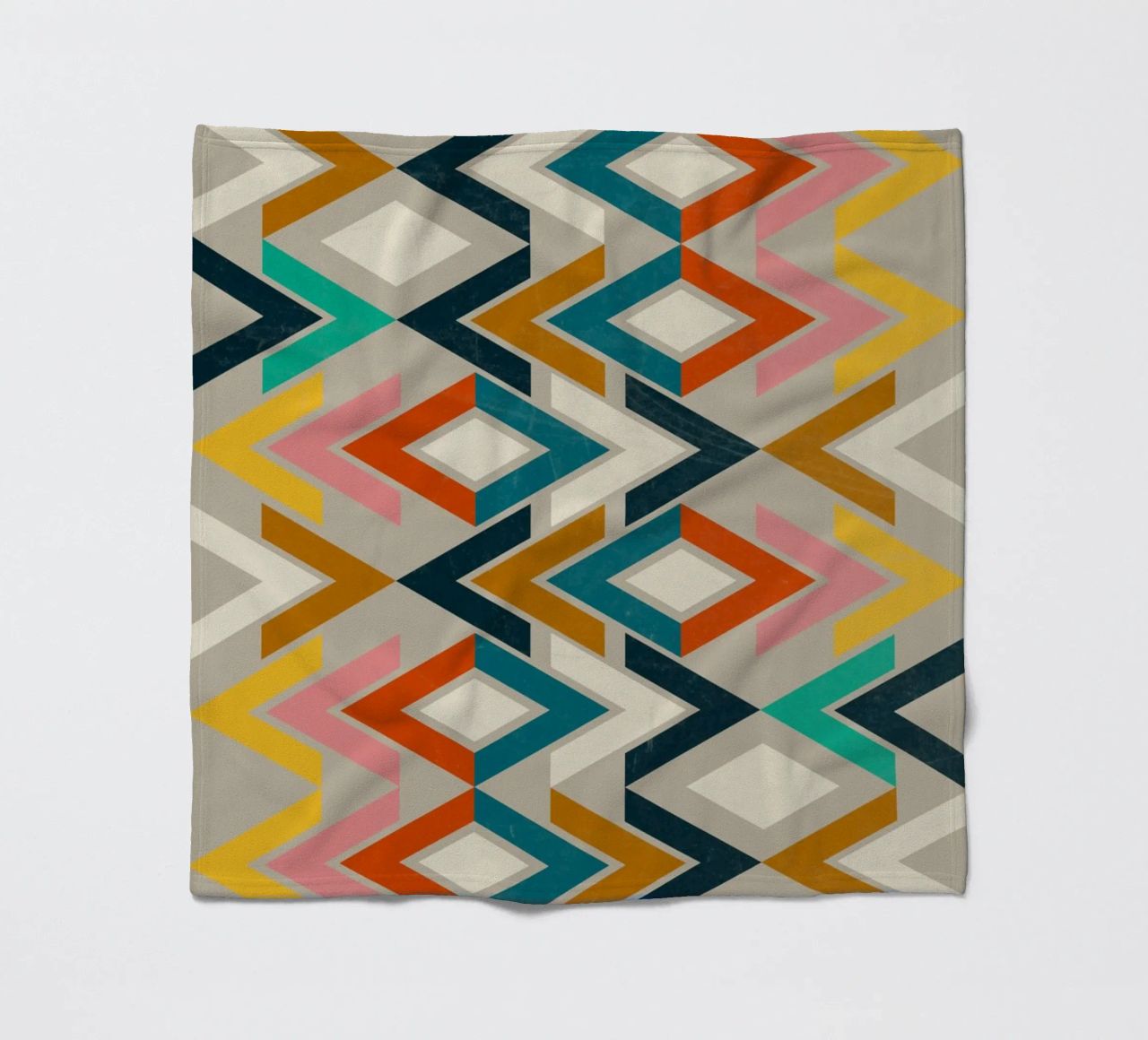 Mexica II fleece blanket by susanapaz