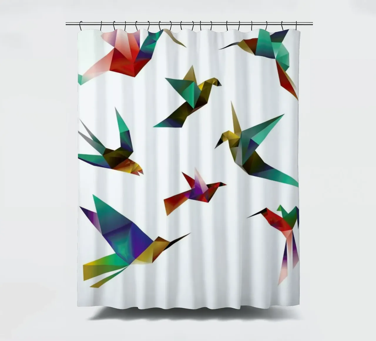 Vogelfrei shower curtain by Sabrina Ziegenhorn