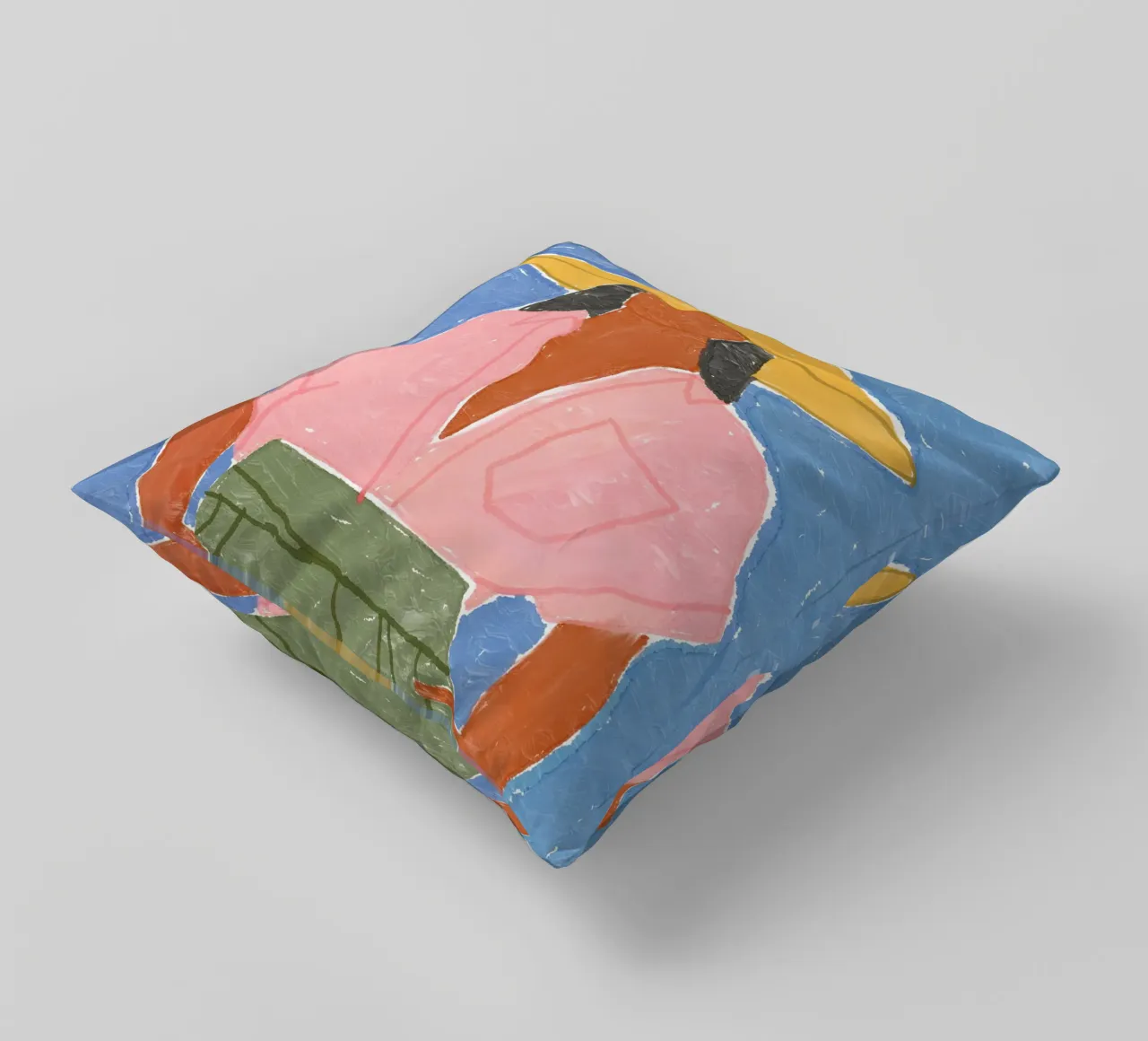 Sunny Day decorative cushion by treechild