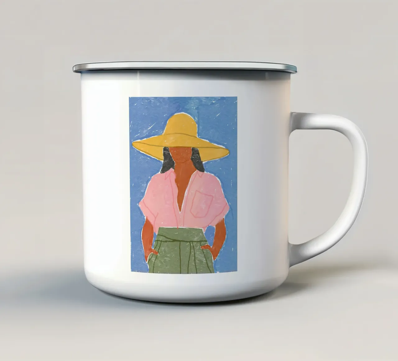 Sunny Day tazza in smalto da treechild